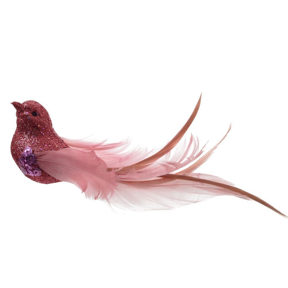 GAEM Изделие декоративное "Птичка" на клипсе, L18,5 W4 H5,5 см, 2в.