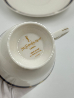 Чайная пара Yves Saint Laurent by Yamaka (трещина)