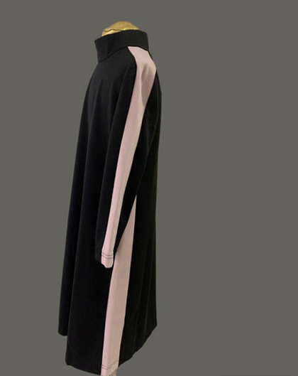 Платье трикотажное  с воротником для подростков