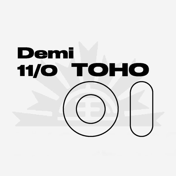 Японский бисер TOHO Treasure (№4F), прозрачный матовый