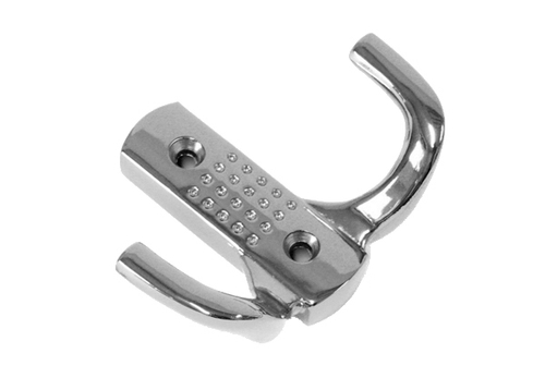 Мебельный крючок с перфорацией К204/2/ Хром
