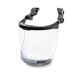 Щиток защитный лицевой РОСОМЗ КБТ ВИЗИОН TITAN с подбородником с креплением на каску, арт. 04391-2