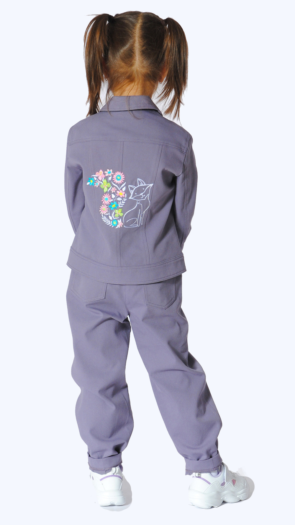 Брюки джинсовые для девочки 2-8 лет Fleur de Vie