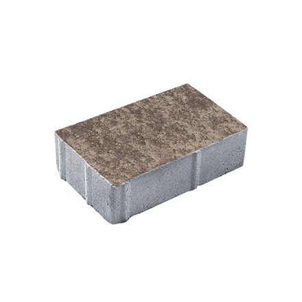 Тротуарная плитка ПРЯМОУГОЛЬНИК 300х200 мм - Листопад гладкий Хаски