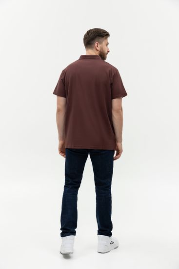 Рубашка поло кор.рукав (т.шоколадный)