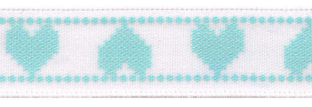 Лента атласная 12 мм  с рисунком, цв.H15001/072