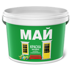 Краска МАЙ фасадная белая
