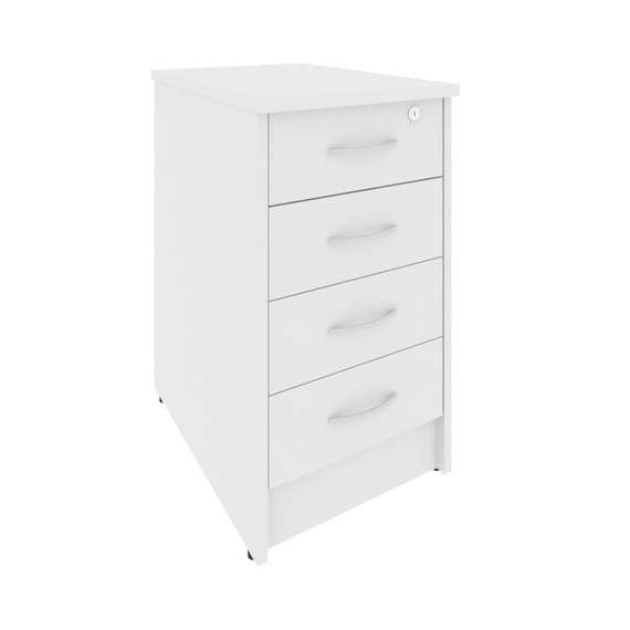 Riva Тумба приставная с фолдингом (4 ящика, с замком) А.ТП-4.1F-S  412*600*750
