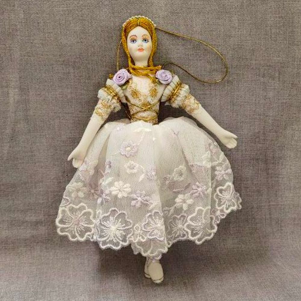 Эксклюзивная ёлочная игрушка Балерина Сильфида