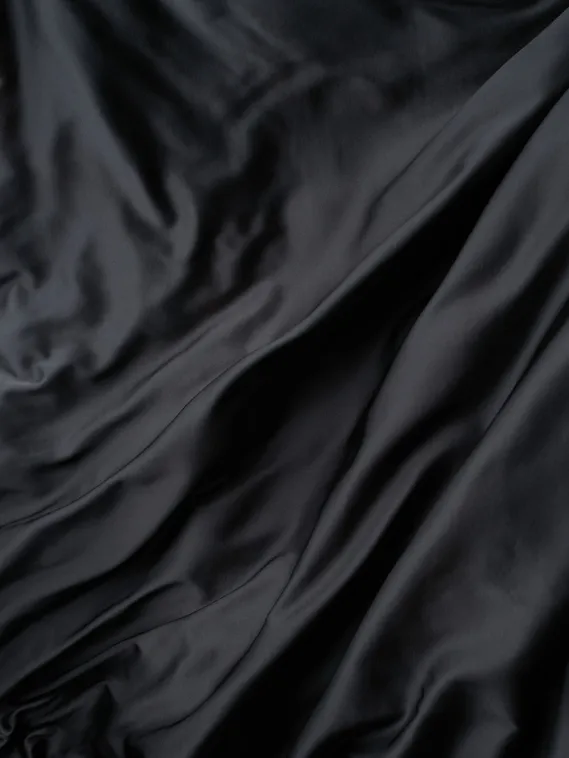 Шелк оптом mulberry с эластаном, Китай, черный 170