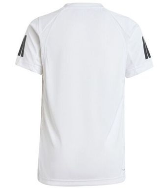 Футболка для мальчика теннисная Adidas Club Tennis 3-Stripes - white