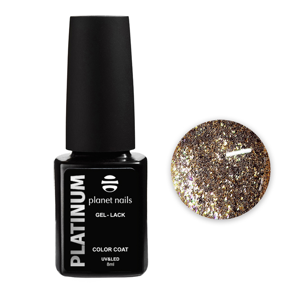 Planet Nails Гель-лак  "PLATINUM" 110, 8мл