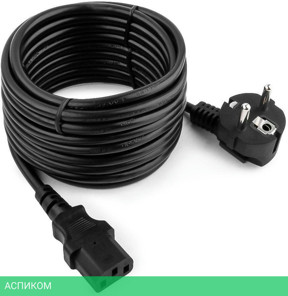 Кабель питания Cablexpert PC-186-VDE-5M черный