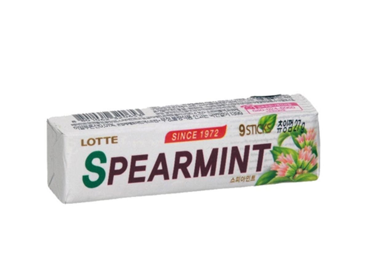 Жевательная резинка  Lotte Spearrmint, 27г