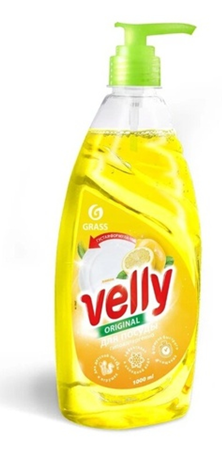 Grass Velly Средство для мытья посуды Лимон, 1 л