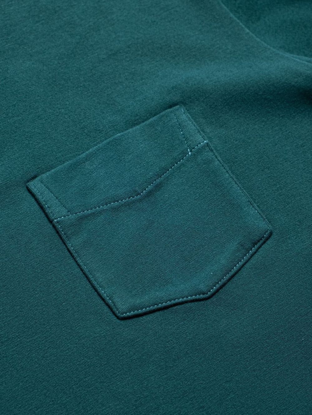 Футболка Hardlunch с карманом темно-зеленая