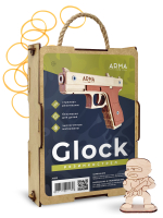 Резинкострел пистолет Глок (Glock)