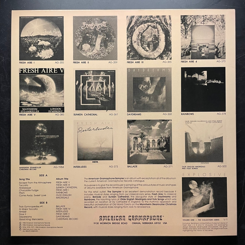 Сборник Sampler III (США 1984г.)