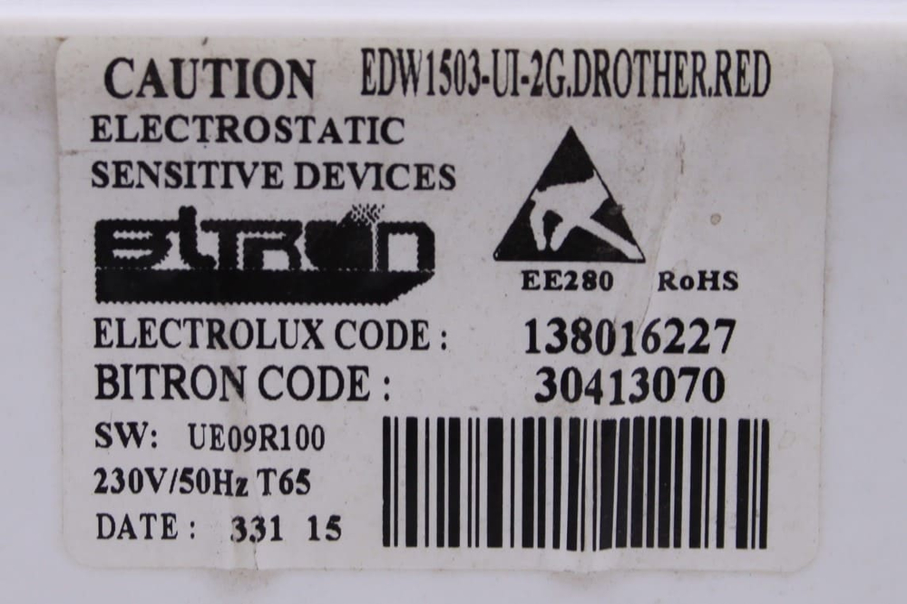 Модуль индикации 138016227 посудомоечной машины Electrolux, AEG, IKEA, Zanussi