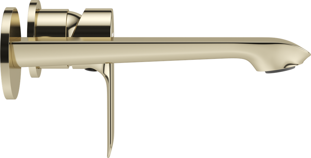 Смеситель для раковины STWORKI Копенгаген S42040GG С ВНУТРЕННЕЙ ЧАСТЬЮ, глянцевое золото