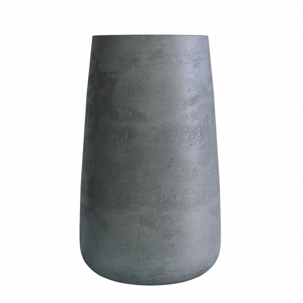 Кашпо, коллекция Concrete (Midnight), форма CONE