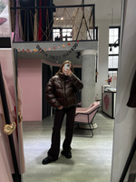 Пуховик Лак горький шоколад