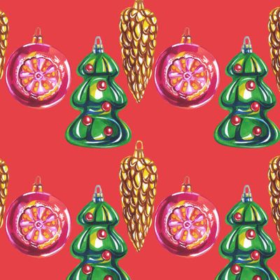 Новогодние ёлочные игрушки