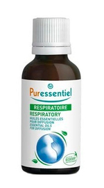 PURESSENTIEL Пюресансьель Комплекс эфирных масел «Легкое дыхание» Puressentiel Diffuse RESP'OK huiles essentielles pour diffusion 30 мл