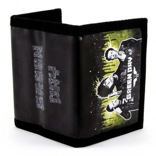 Кошелек Green Day ( группа ч/б на салатовом фоне )