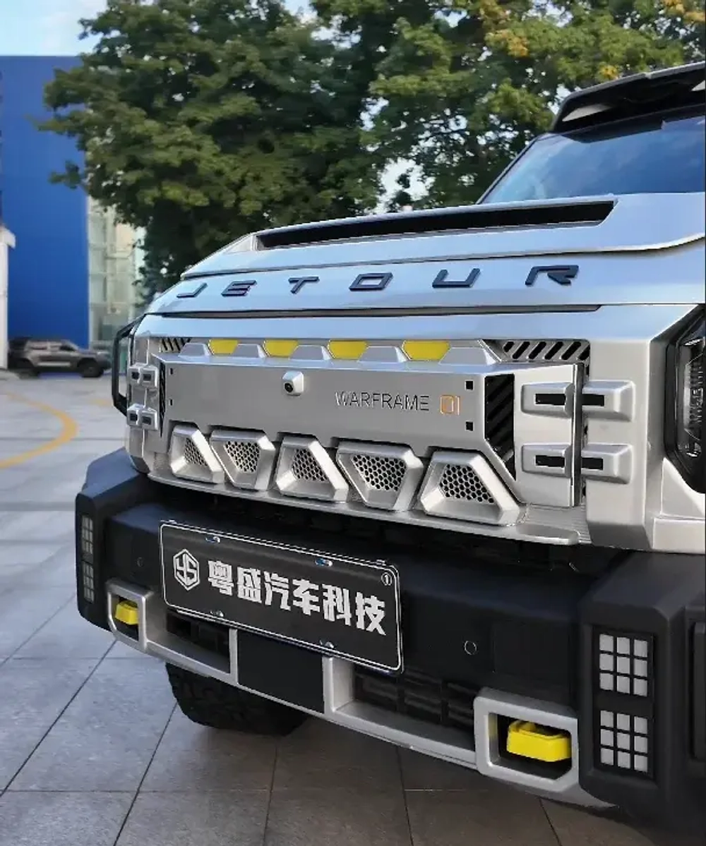 Обвес для Jetour Traveller T2 Джетур Решетка радиатора Накладка на передние фары Капот Люстра на крышу Маркиза