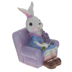 GAEM Фигурка декоративная "Заяц", L9 W9 H13 см, 2в.