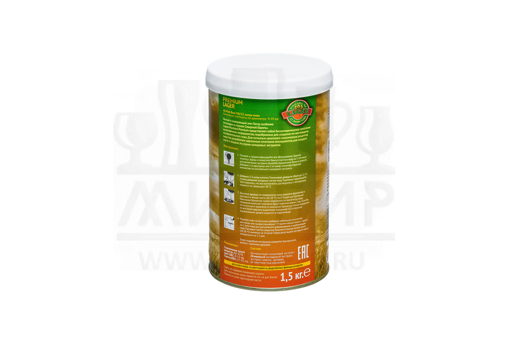 Солодовый экстракт Muntons "Lager", 1,5 кг