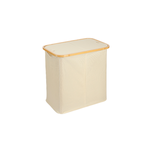 Корзина для белья с двумя отделениями Neat Twin, 53,5х33х53 см, молочная