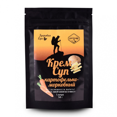 Картофельно-морковный суп-пюре 50 г ("Здоровая Еда")