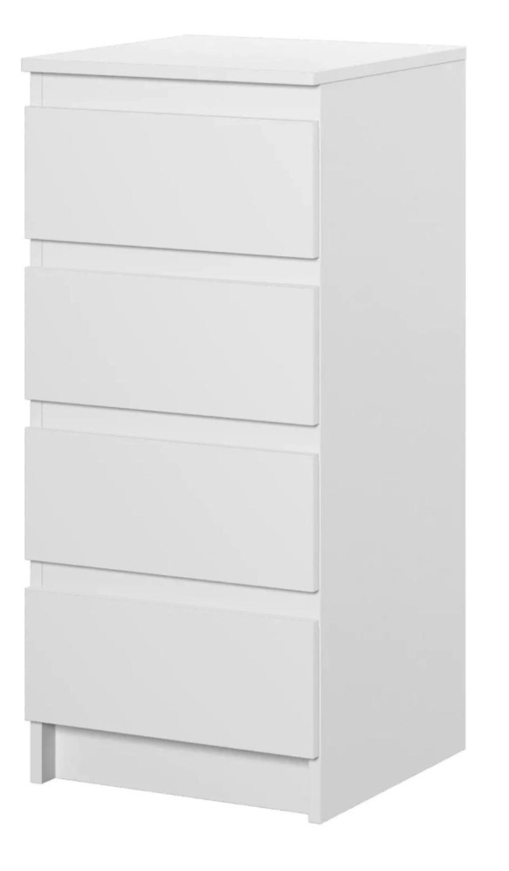 Комод MALM Т-2 Stern Белый снег 8685 BS 40*43*90 см, Белый   Фиеста