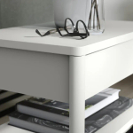 Журнальный столик - TONSTAD IKEA/ ТОНСТАД ИКЕА, 64x40 см, кремовый/белый