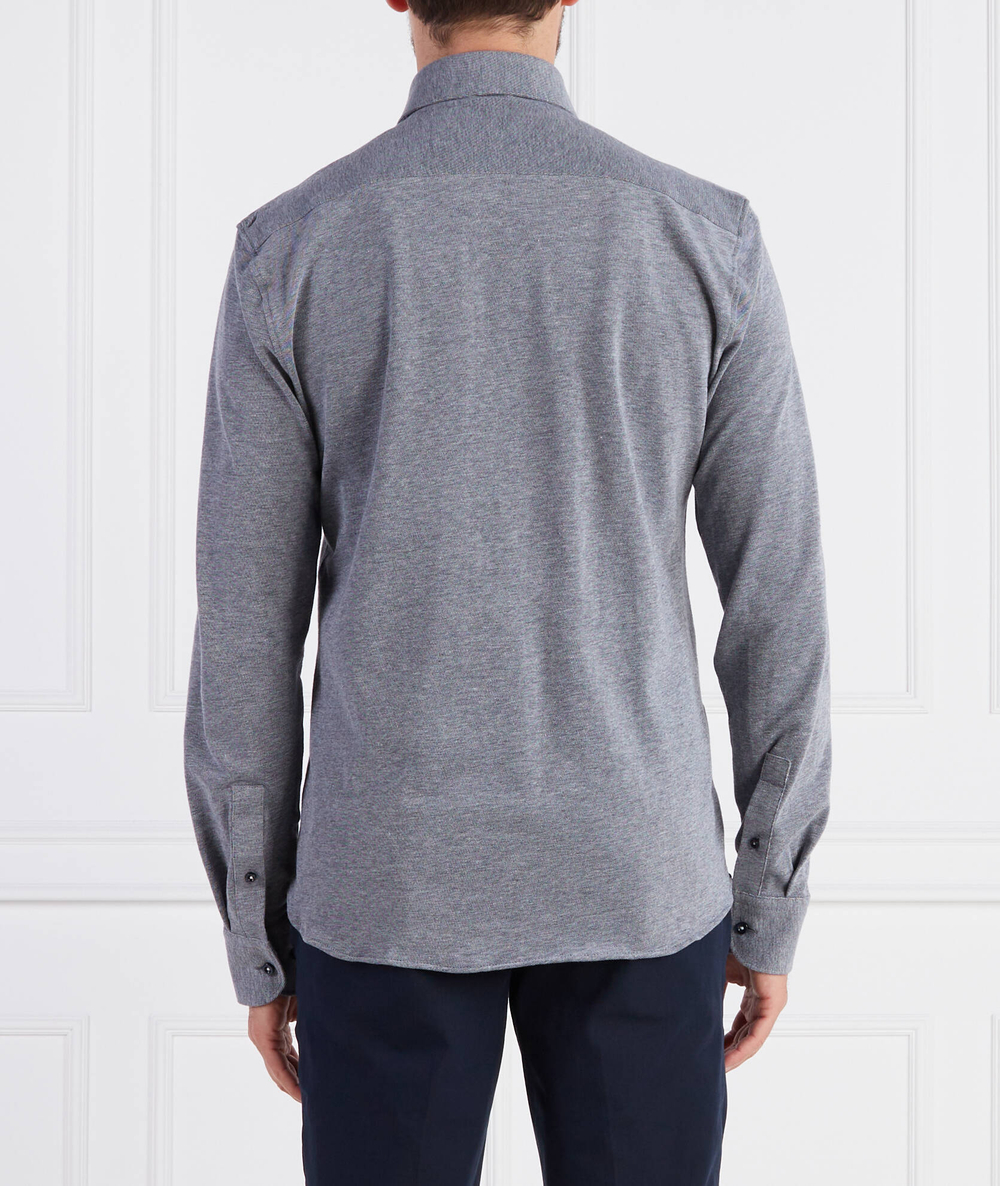 Рубашка C-HAL-kent-C3-223 BOSS BLACK - пепельный(50496870)