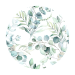 Сервировочная салфетка круглая 36 см Акварель