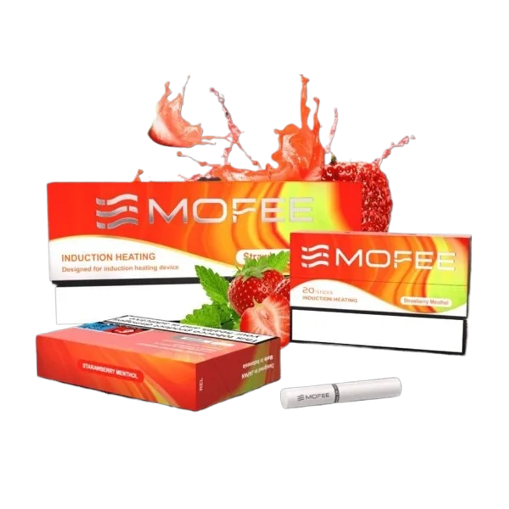 Стики Mofee Strawberry menthol - Швейцария купить с доставкой по Москве и России