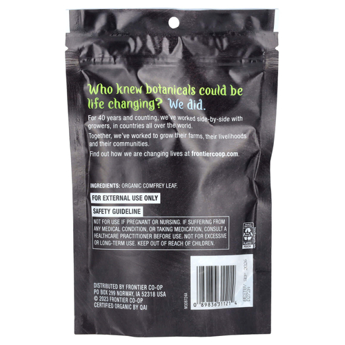 Frontier Co-op, органические листья окопника, 36 г (1,27 унции)