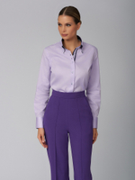 Рубашка приталенная с отделкой