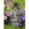 Puzzle Chaton parmi les fleurs