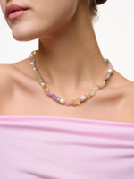 Колье "Bloom colour" Silver