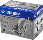 ЗУБР 0.7 т, 8 м, ручная барабанная тяговая тросовая лебедка, Профессионал (43113-0.7)