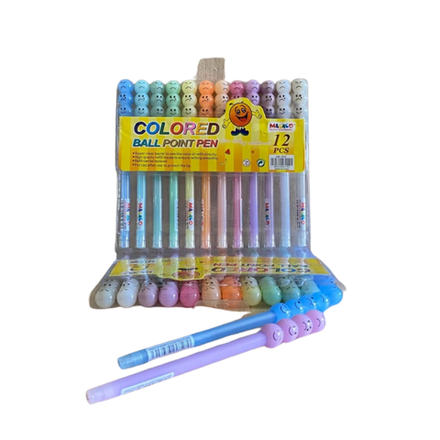 Набор цветных ручек Macaco 12 шт