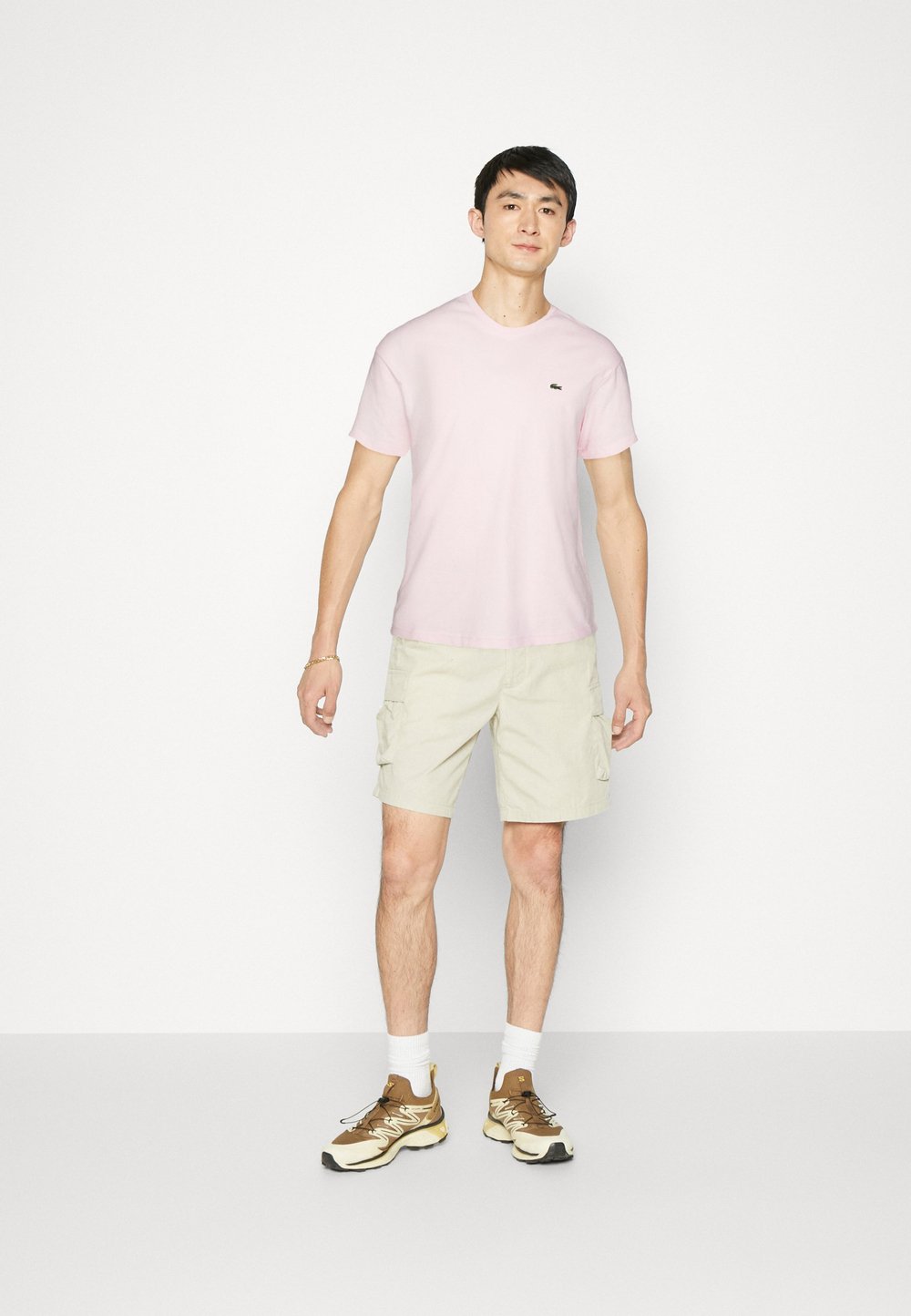 Lacoste Базовая футболка - Розовый (LA222D01Z-J14)