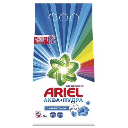 Стиральный порошок Ariel для цветного 3 кг
