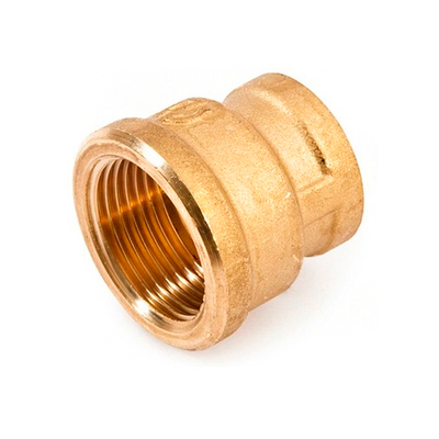 Муфта латунная резьбовая переходная STOUT - 1" x 3/4"
