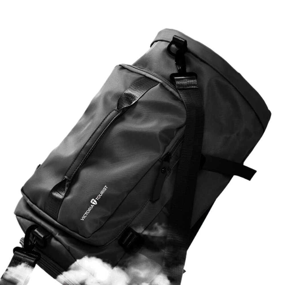 WEIDUOLIYALVXINGZHE Polyamide Travel Bag Unisex Black/Pink