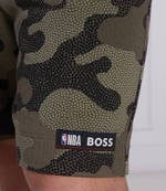 шорты boss x nba slam_camo BOSS ORANGE - зеленый(50477471)